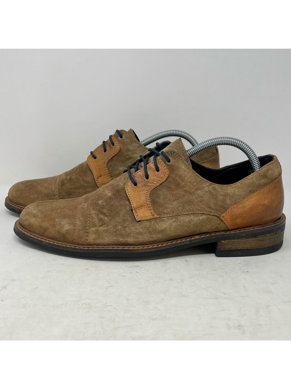 Testosterone Shoes Brown Suede VO TIVE Saddle Oxfords Mens Size EU 44 US 11
